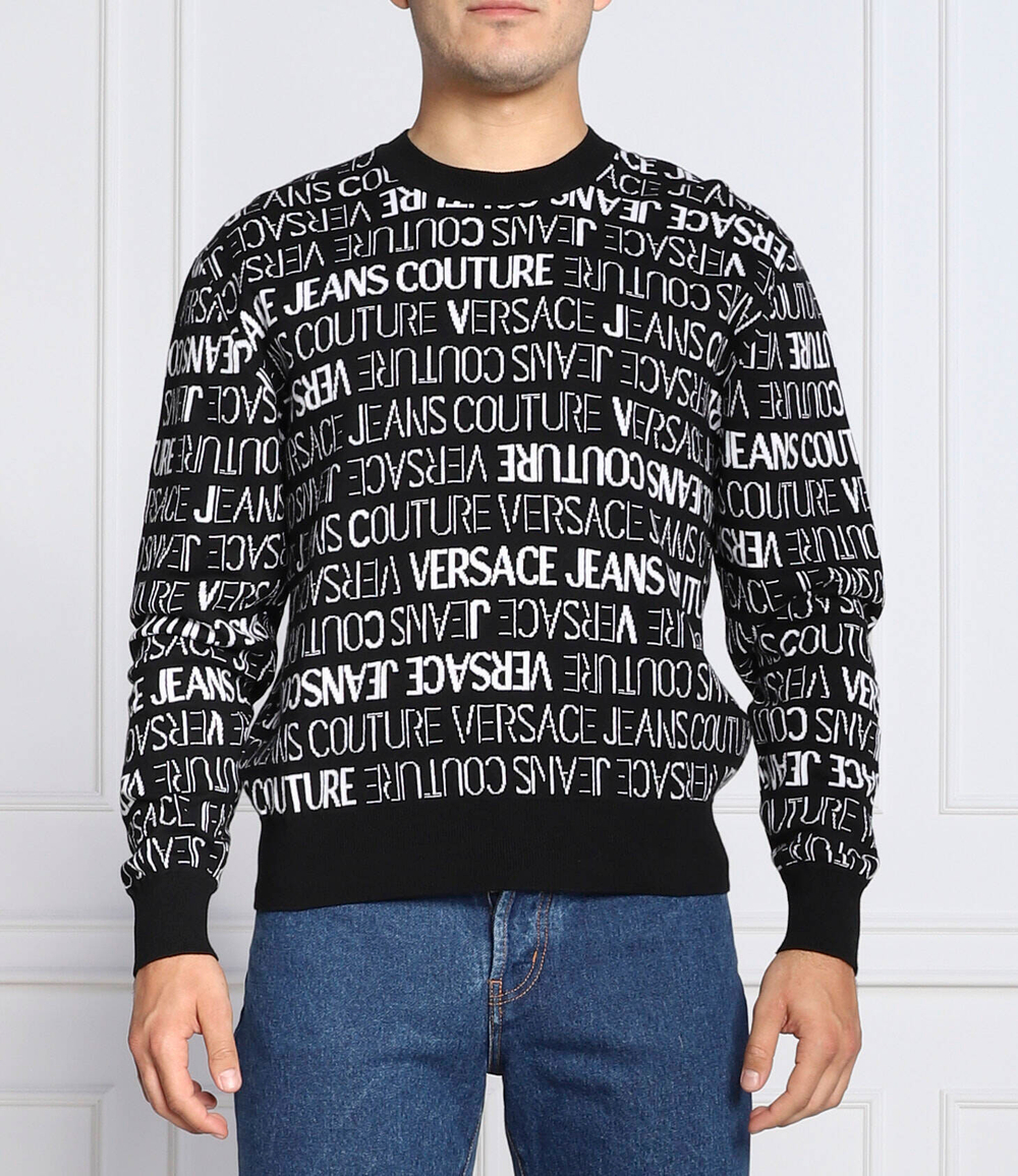 свитер Versace Jeans Couture - черный(73GAFM13CM02A)