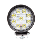AE27R-9LED-55HC Фара светодиодная дополнительная, круглая 115х55х142, направленный свет, 9 диодов, крепление по центру, 27 Вт, 10-30 В