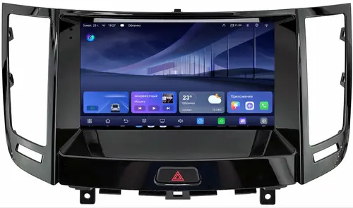 Магнитола для Infiniti QX70, FX35 (S51), FX37, FX30d, FX50 2008-2016 (Поддержка Bose и 360) - Kuberg QLed+2K, Android 14, TS105, Быстрейшая, CarPlay, SIM-слот
