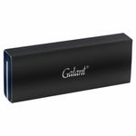 Ручка подарочная шариковая GALANT "ASTRON", корпус черный с золотом, детали золотистые, узел 0,7 мм, синяя, 143525