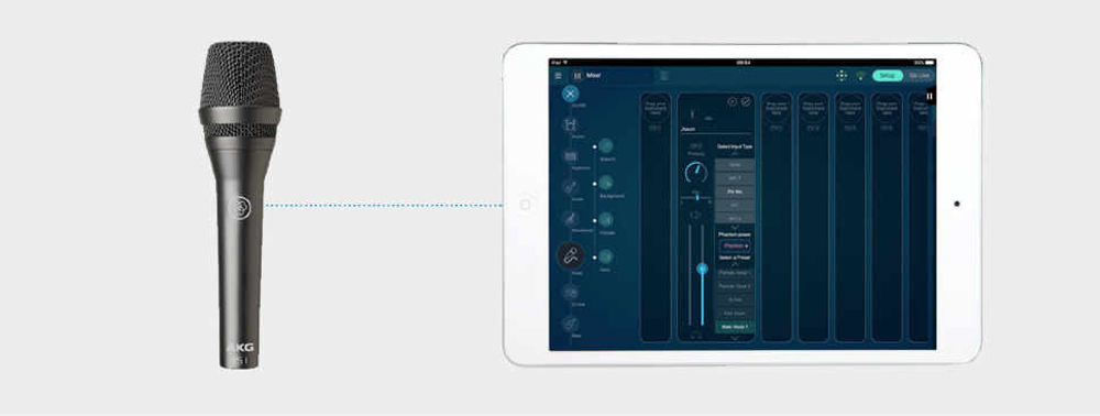 адаптер для динамических микрофонов для подключения приложения HARMAN Connected PA