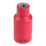 KING TONY (4335VE08M) Головка торцевая диэлектрическая шестигранная 1/2", 8 мм