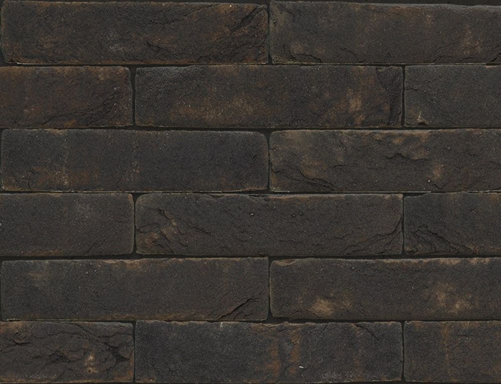 Кирпич ручной формовки облицовочный Nelissen, Manganese Black, WF50, 210x100x50