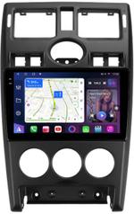 Магнитола для Lada Priora 2007-2013 (рамка черная тип 1) - FarCar S500-TS10 монитор 9.5" QLED на Android 14, Быстрая, CarPlay, 4G SIM-слот