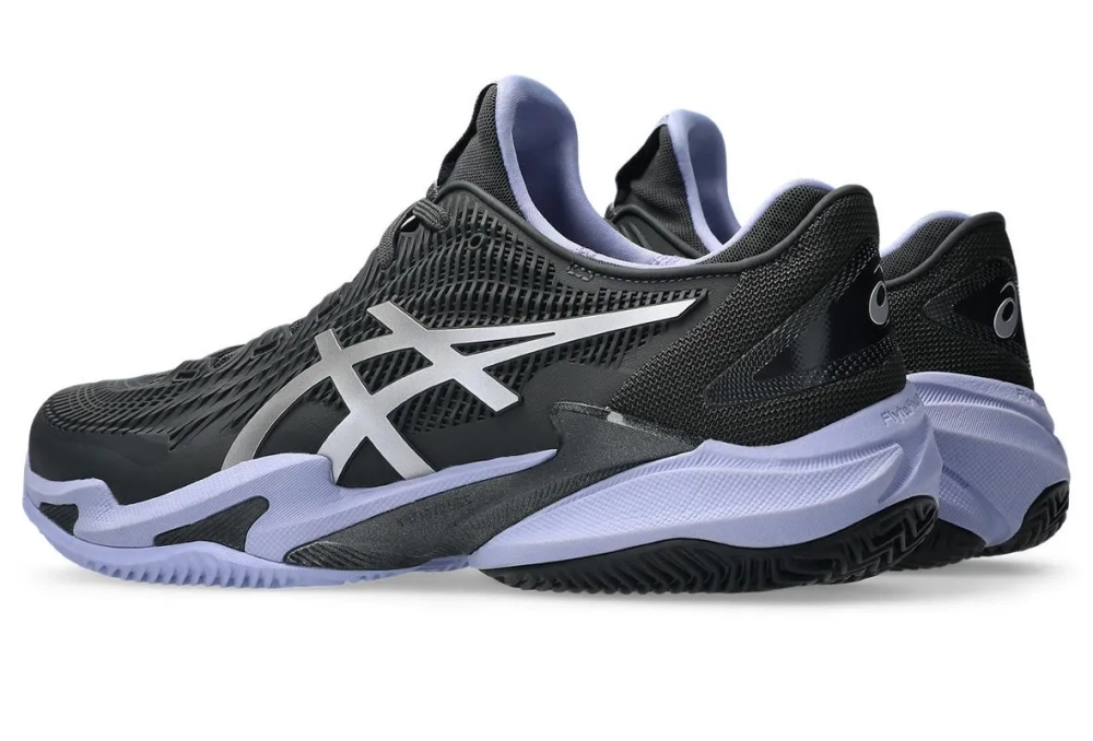 Мужские кроссовки теннисные Asics Court FF 3 Clay Night Energy - graphite grey/pure silver