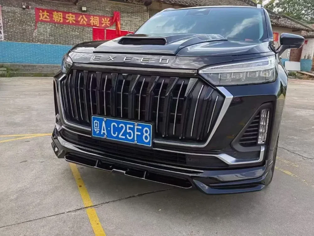 Обвес для Exeed VX 2-рестайлинг 2023+ Эксид капот спойлер губа переднего бампера задний диффузор
