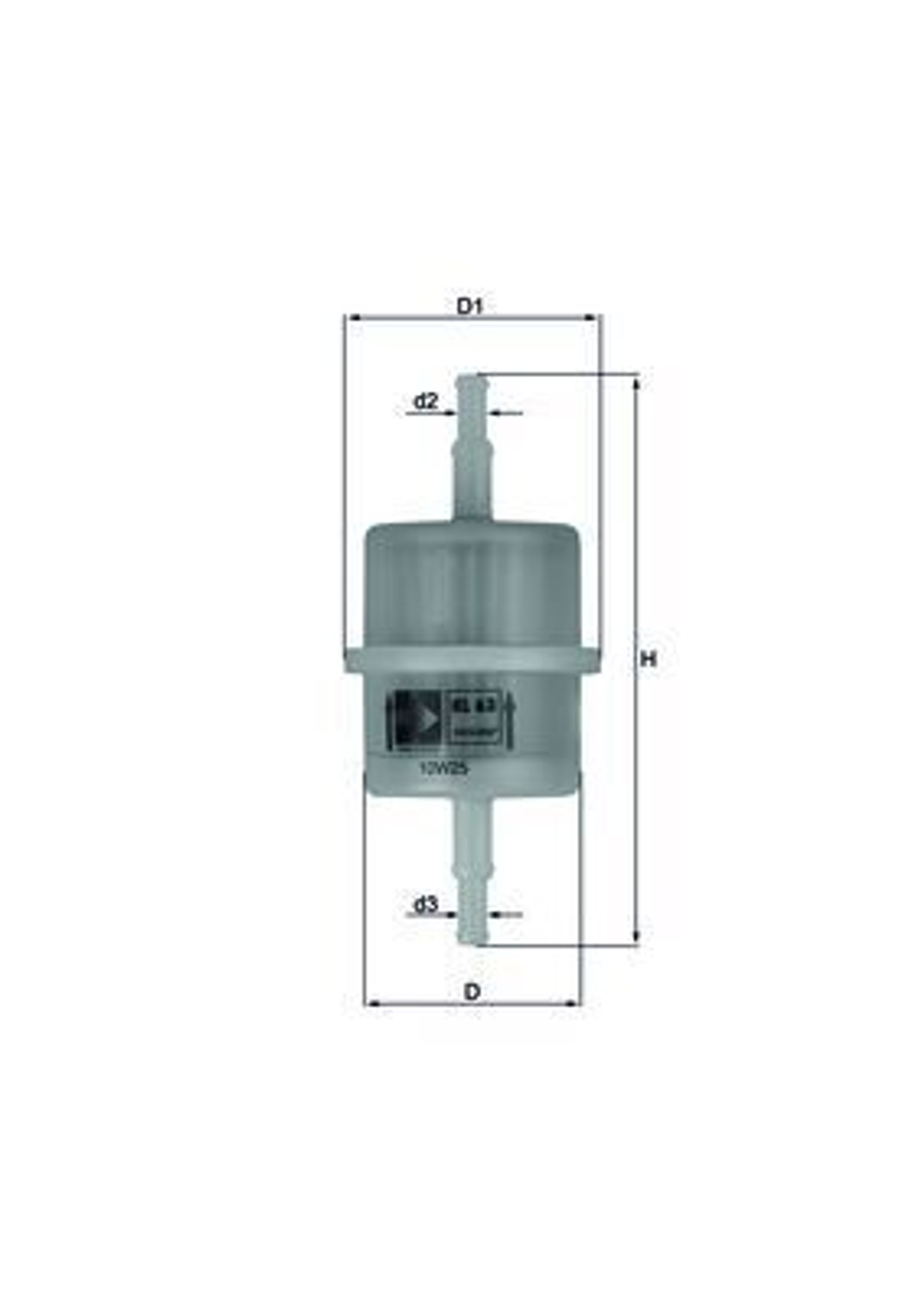 MAHLE - KL63-MAH - Fuel Filter