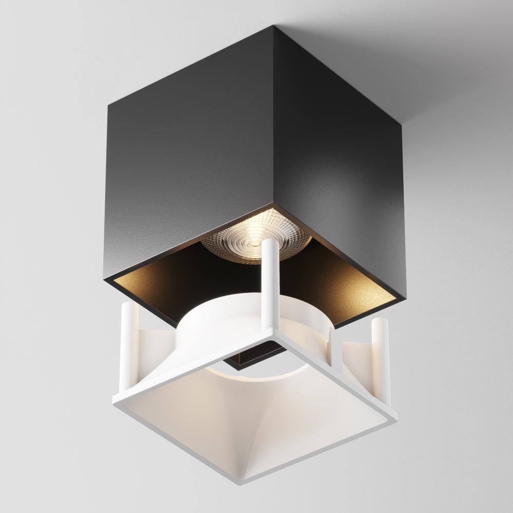 Декоративная рамка-отражатель для накладных светильников серии Alfa LED Maytoni C065-01W