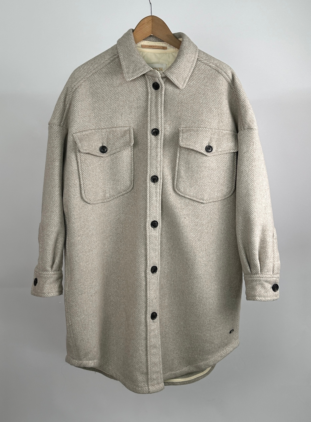 Пальто рубашка Scotch & Soda