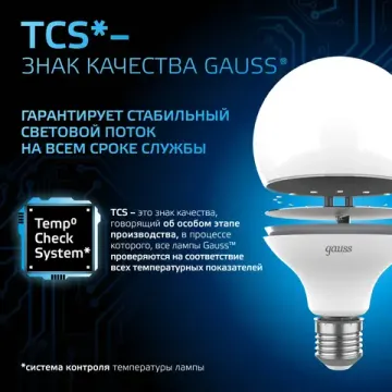 Лампа LED G95 16W E27 6500K 105102316 Gauss
