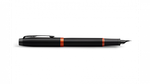 Перьевая ручка Parker IM Vibrant Rings Flame Orange, перо:F/M, цвет чернил: blue, в подарочной упаковке.