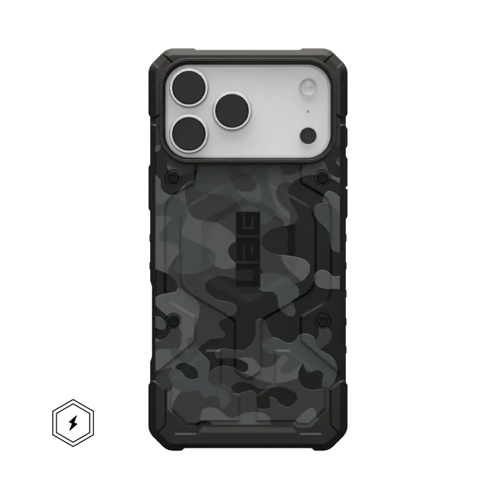UAG Pathfinder SE with MagSafe Series Case for Apple iPhone 17 Pro Max Midnight Camo (Чёрный)