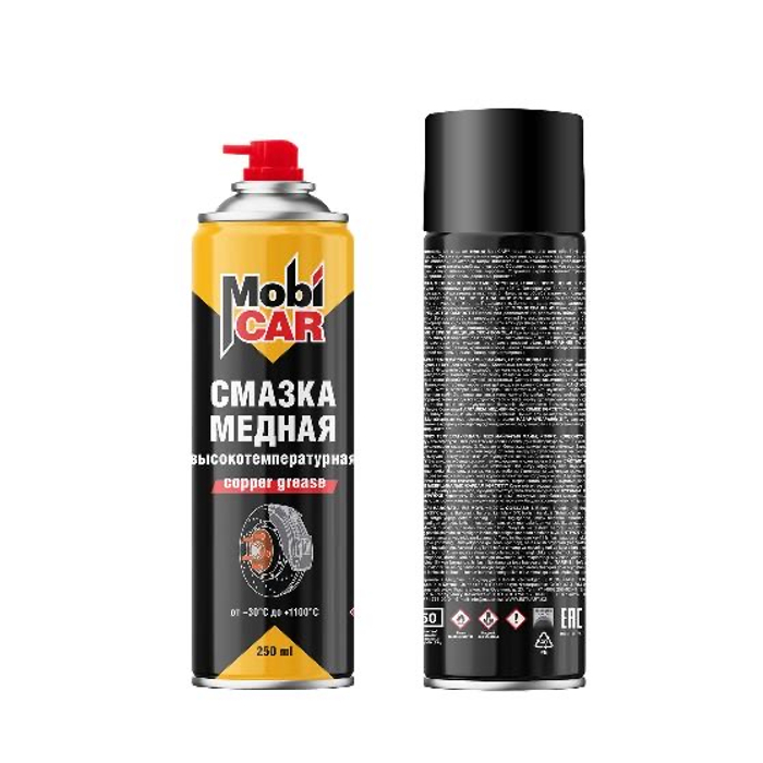 Смазка медная высокотемпературная +1100град MobiCAR 250мл 0523-03 *24