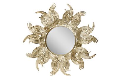 Зеркало декоративное декоративное 96.5см Garda Decor Солнце в металлической раме