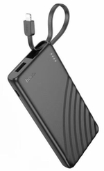 Powerbank Hoco J129 5000mAh с шнуром Lightning черный