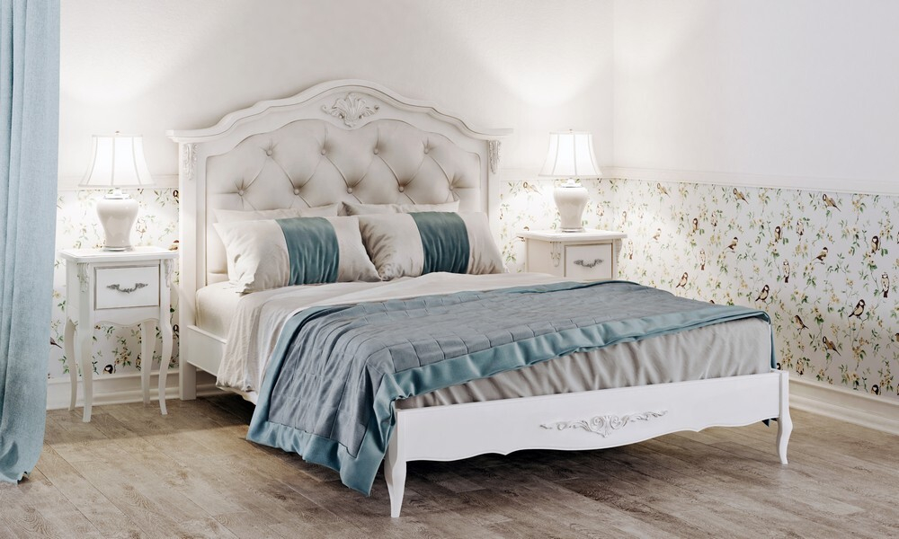 Кровать с мягким изголовьем 160*200 S316