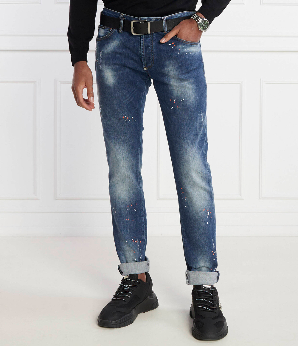Джинсы Trousers Philipp Plein - темно-синий(MDT3680 PDE004N)
