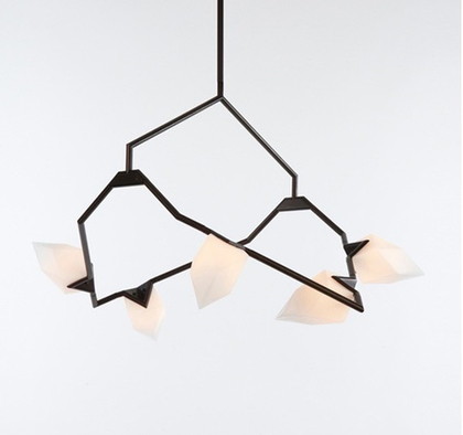 Люстра Seed chandelier by Bec Brittain for Roll & Hill ( black )