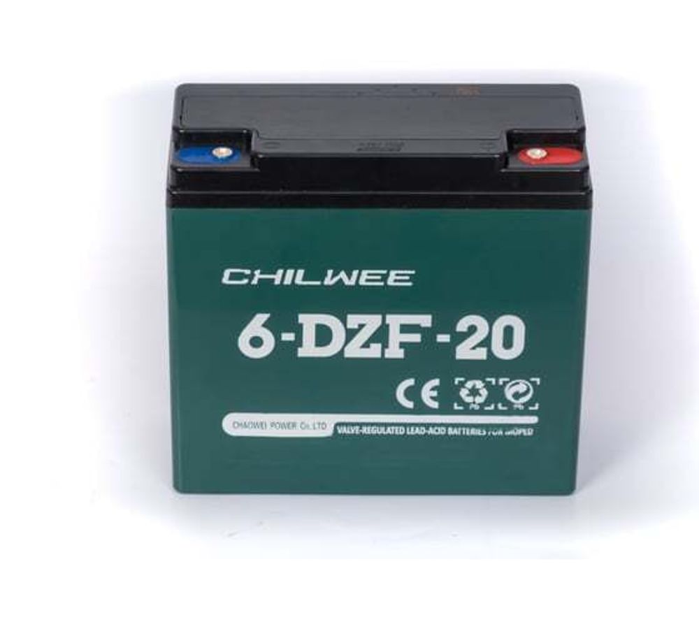 Тяговый аккумулятор CHILWEE 6-DZM-20 (24Ач/12В) GEL