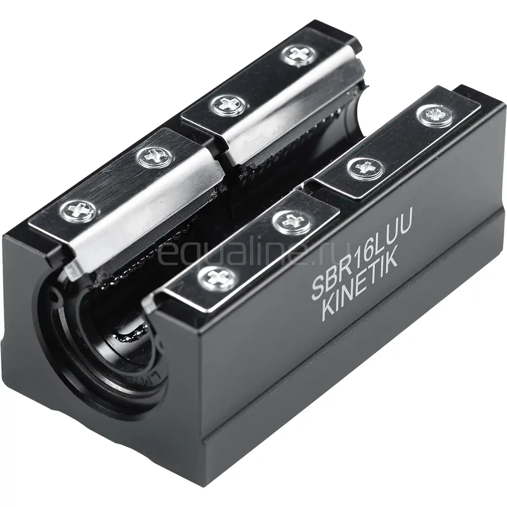 Линейный подшипник в корпусе KINETIK SBR16LUU, вид сверху