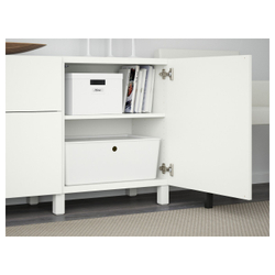 IKEA BESTÅ  (ИКЕА БЕСТО)  -  Полка - белый 56х36 см