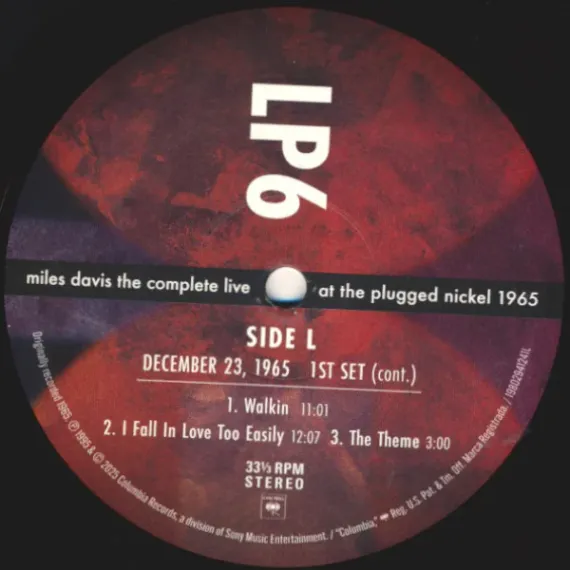 Miles Davis - The Complete Live At The Plugged Nickel 1965 (Box-set) - 10LP