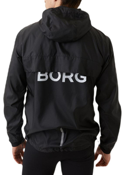 Мужская теннисная толстовка Bj_rn Borg Borg Wind Jacket - black beauty