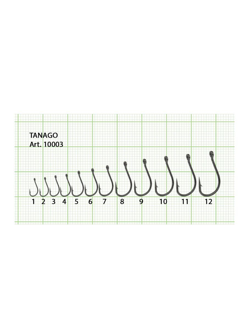 Крючок рыболовный TANAGO-RING 10003 с ушком №13