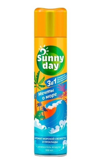 Освежитель воздуха Sunny Day 300 мл., Мечты о море (1/12)