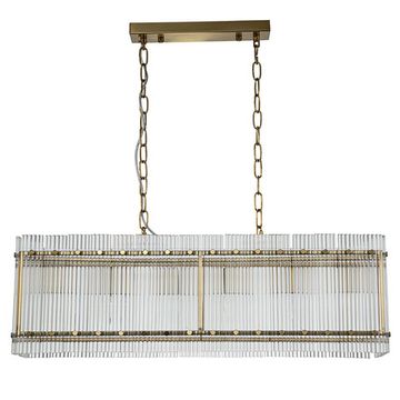 Люстра подвесная 6*E14 V000305 12024/6PL Brass латунь Venera Indigo