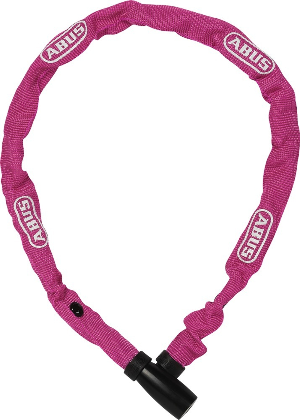 Замок 05-0057895 вело цепь на ключе 1500/60см 4мм, класс защиты 3/15 web coral pink коралловый ABUS