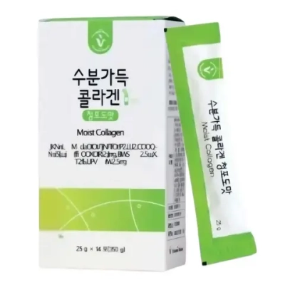 Moist Collagen Green Grape Vitamin House | Коллагеновое желе в стиках с экстрактом зеленого винограда