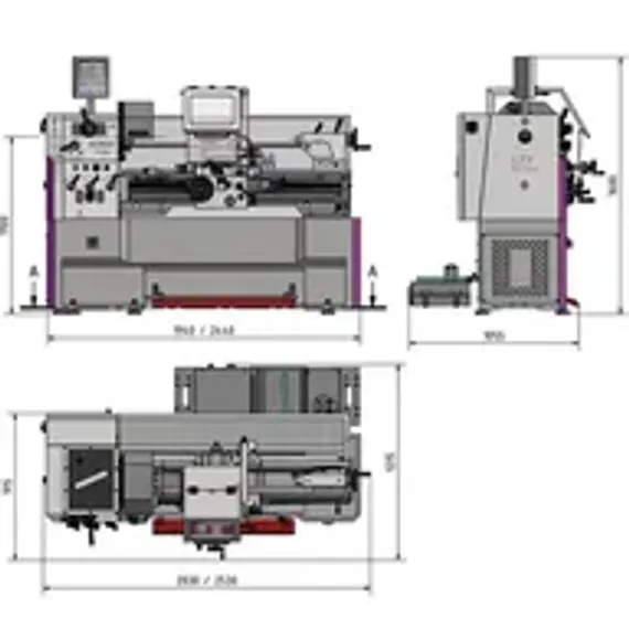 Токарный станок Optimum OPTIturn TH 4210V