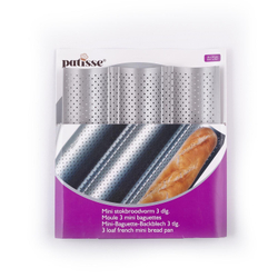 Форма для выпечки багетов 3-х секционная Patisse Silver 26х24 см
