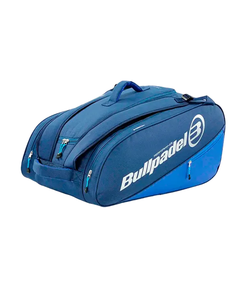 Сумка для падел Bullpadel Performance Navy Blue 2025, термокарманы и вентиляция
