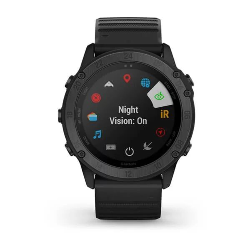 Смарт-часы GARMIN  TACTIX DELTA Sapphire Edition - Черное DLC-покрытие с черным ремешком, 010-02357-01