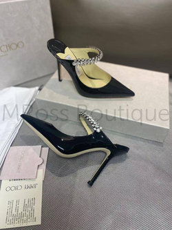 Черные босоножки Jimmy Choo Bing 100 премиум класса