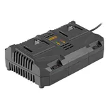 Устройство зарядное для аккумуляторов двухпортовое BCH-20-4.0x2, Li-Ion, 20 В, 4.0 А Denzel — фото 2