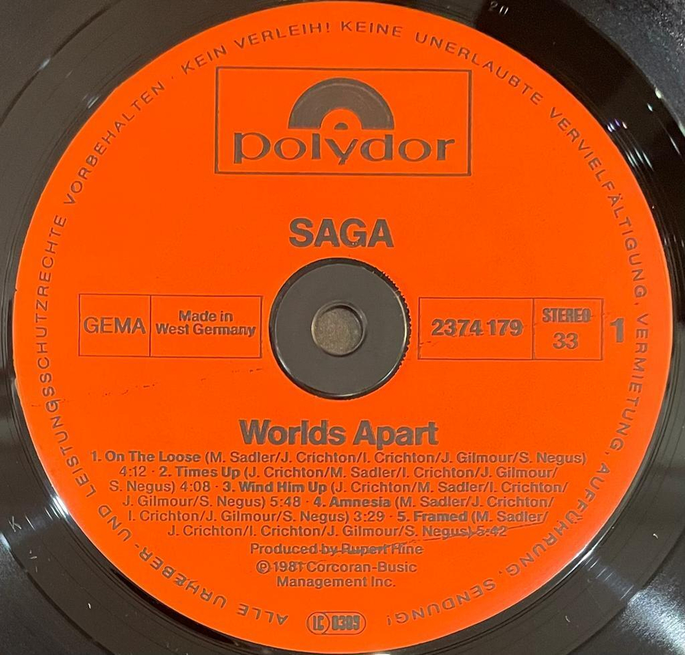 Saga- Worlds Apart (Германия 1983г.)