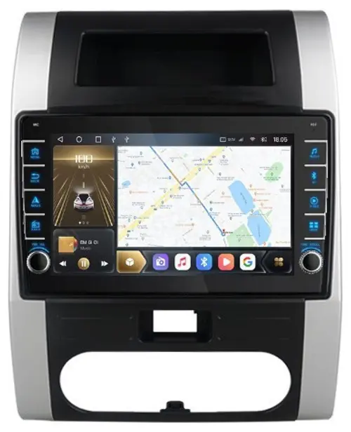 Магнитола для Nissan X-Trail 2007-2014 (T31) - Kuberg OL-1678 (кнопки и крутилки), Android 12, Быстрая, CarPlay, 4G SIM-слот