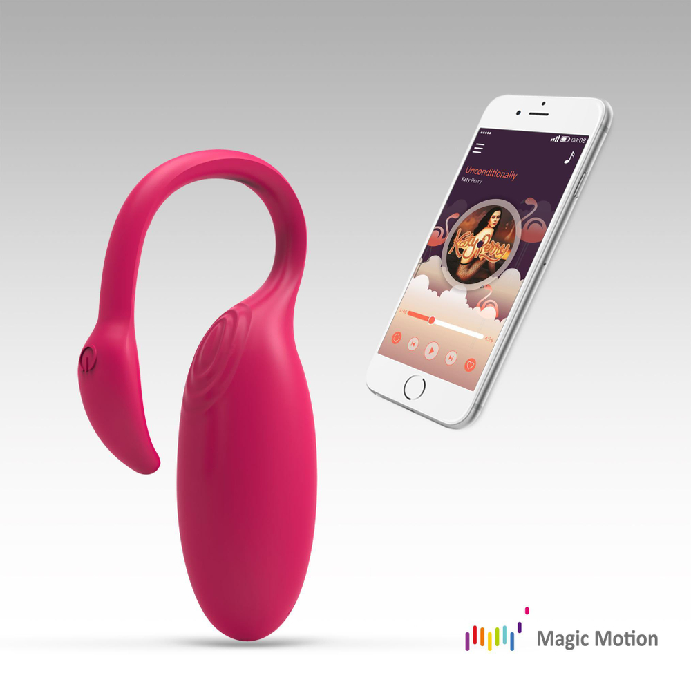 Розовый вагинальный стимулятор Flamingo (Цвет: розовый)