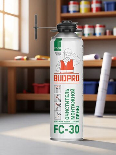 Очиститель монтажной пены BUDPRO FC-30, 440 мл