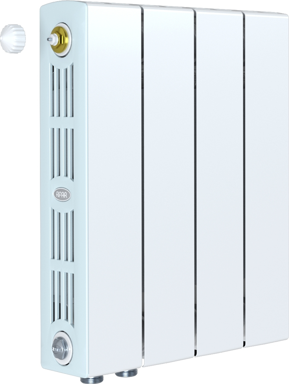 Rifar SUPReMO Ventil. 350/500/800. Нижнее подключение. (От 4-ех до 14 секций)