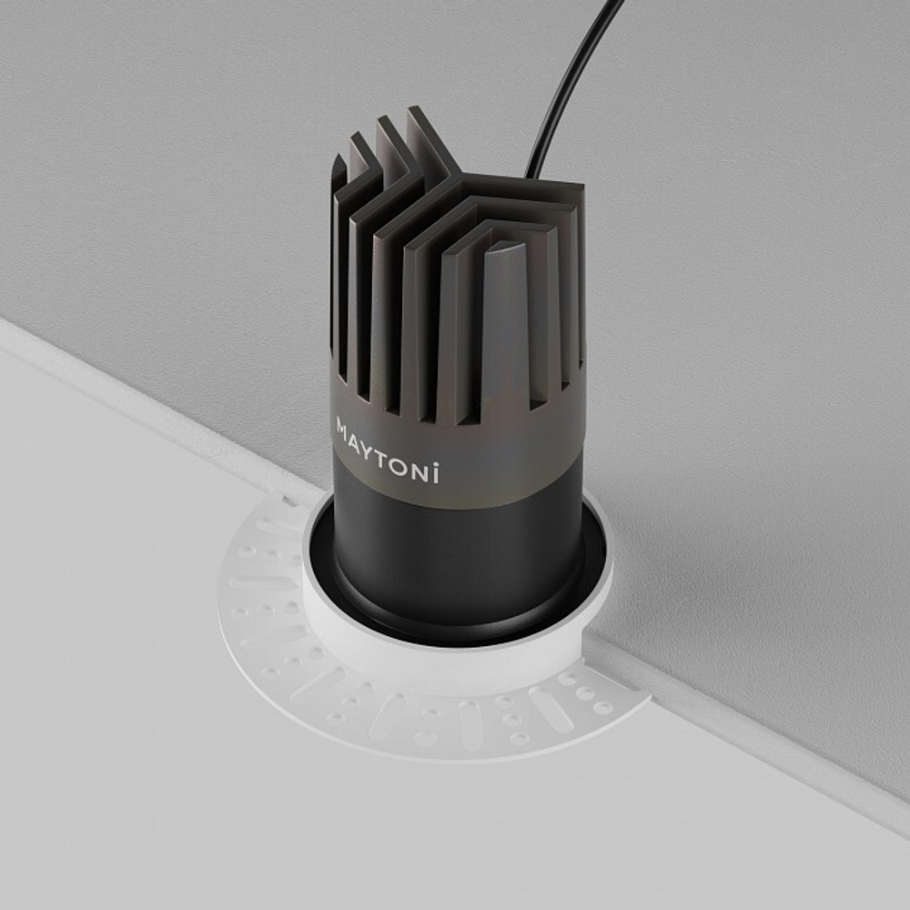 Встраиваемый светильник Maytoni  DL122-15W-3K-TRS-B