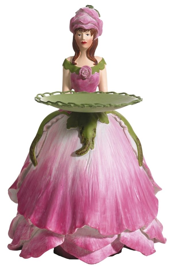 Фигурка декоративная Fiebiger Floristik: Blumenmädchen (цветочная фея) Роза, 850141-450