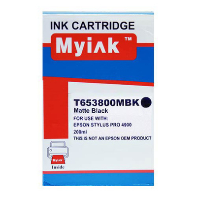 Картридж для (T6538) EPSON St Pro 4900 Matte Black MyInk, Уценка