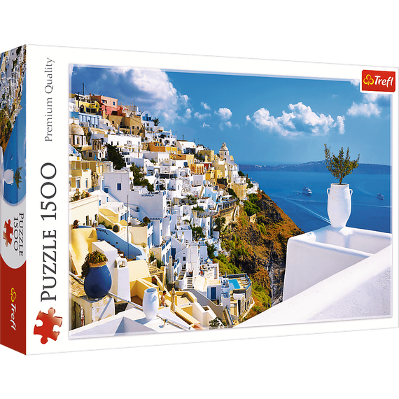 Puzzle "1500" - Santorini, Greece / Włodarczyk