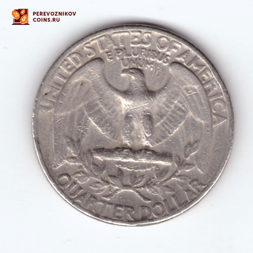 1/4 доллара. США. Медно-никель. 1967 год. F-