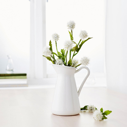 IKEA SOCKERÄRT  (ИКЕА СОКЕРЭРТ)  -  Ваза/кувшин - белая 16 см