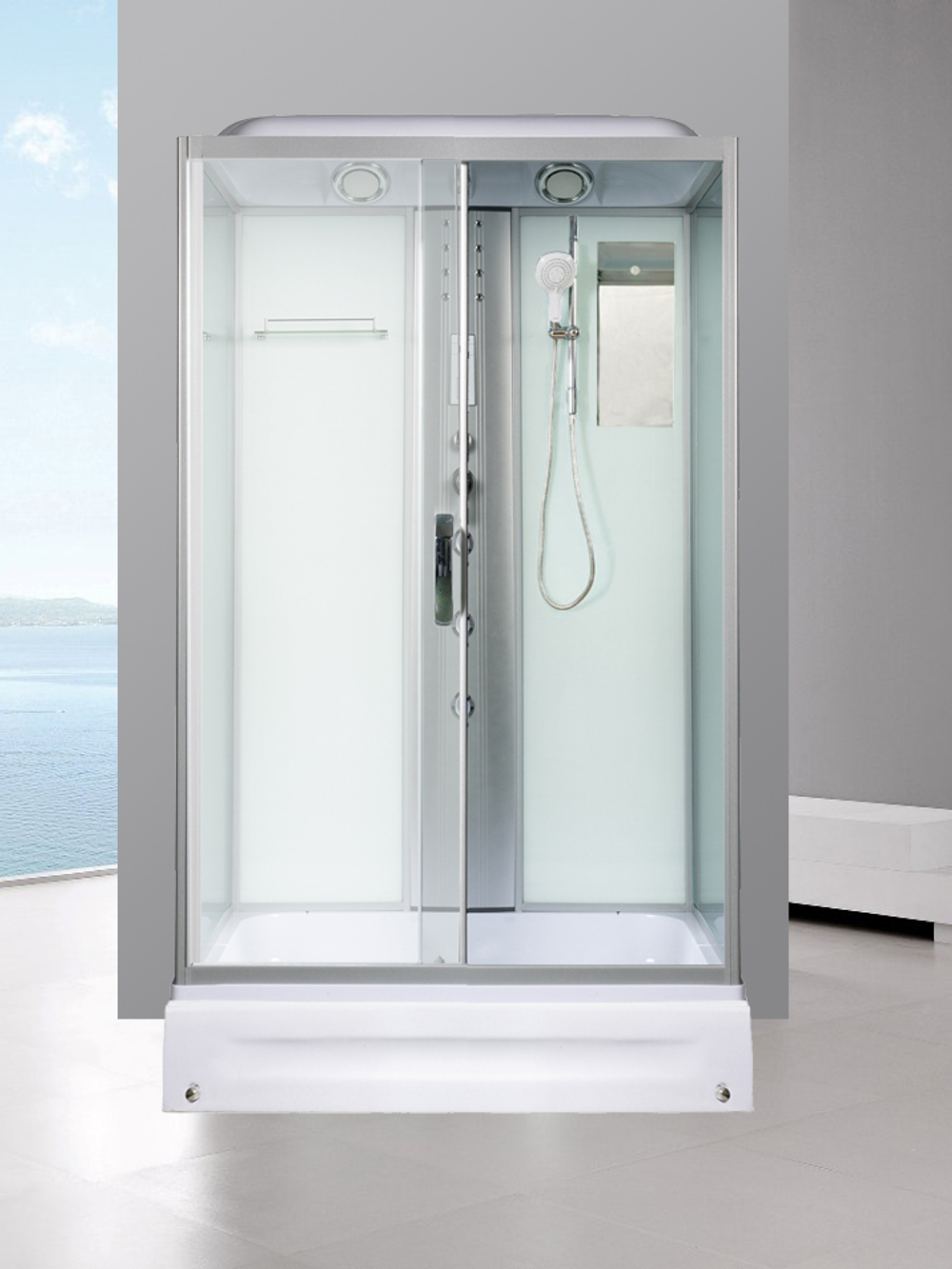 Душевая кабина RIVER VITIM 120/80/24 МТ 120х80х217 10000003219 Универсальная Прямоугольная
